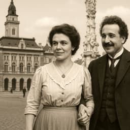 Cover art for Einstein's Quiet Days in Neusatz